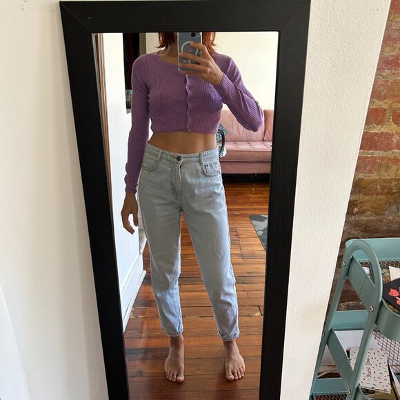 Cute long sleeve crop top - Picture 3 of 4